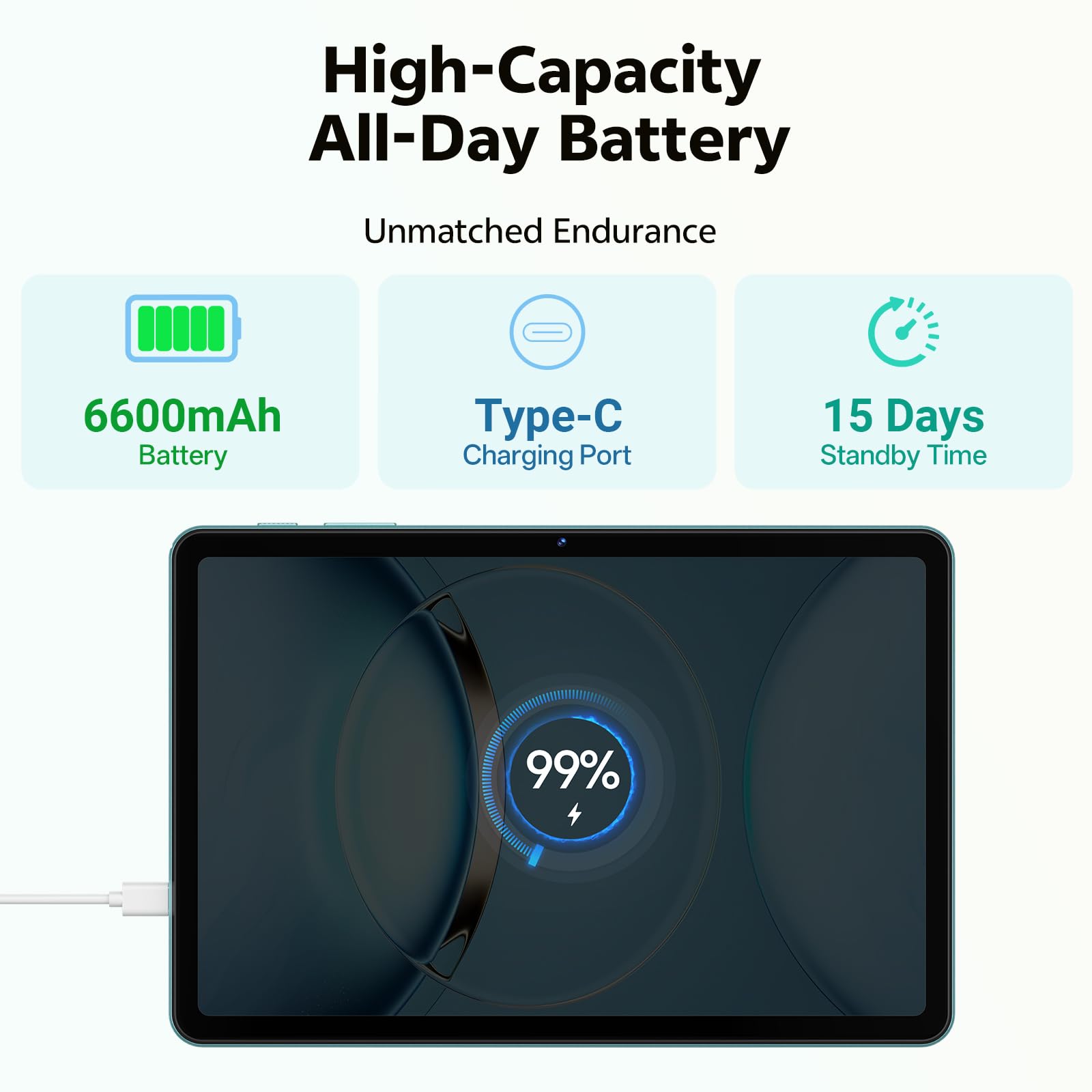 Tablet 10.1 inch, Android 15 Tablet with Case, 24GB RAM + 64GB ROM 1 TB Expandable, 1280x800 HD IPS Touch Screen, 8H Battery, WiFi 6, BT 5.4, Dual Camera (Gray)