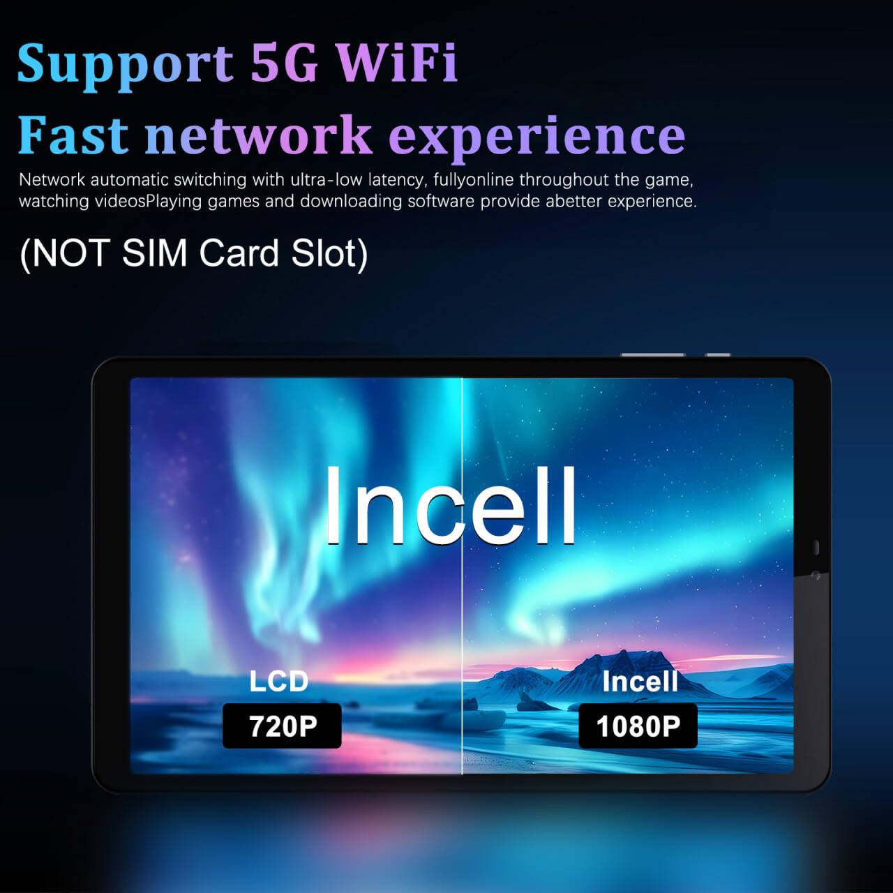 Crelander 8.7 Inch Android 15 Tablet, 16GB+128GB Android Tablet with HD IPS 1340x800, 5MP+13MP Camera, 5000mAh Battery, Bluetooth/WiFi, Small Android Tablet with Case (Upgraded Version)