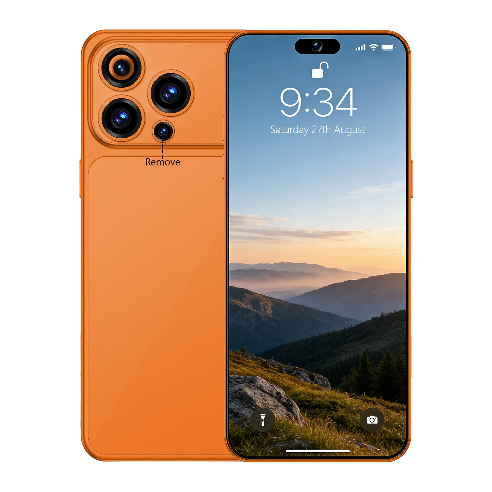 17 Ultra Smartphone Cell Phone,6.99" HD Screen Unlocked Phone,8+256GB Android 15 Battery 7000mAh,Face ID/Dual SIM/5G/Fingerprint Button Unlock/GPS (White)