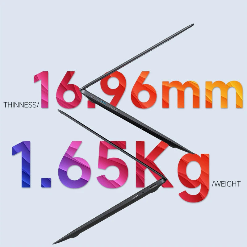 14 Inch Laptop Intel Celeron N3350 6GB RAM 64GB+128GB SSD Windows 10