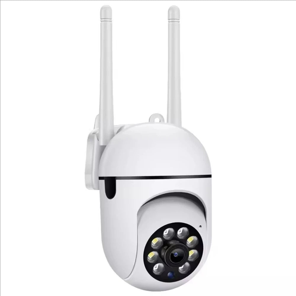 Smart Wireless WiFi Security Camera, 360° PTZ Outdoor Camera with 24/7 HD Night Vision, Waterproof IP Camera for Home Security