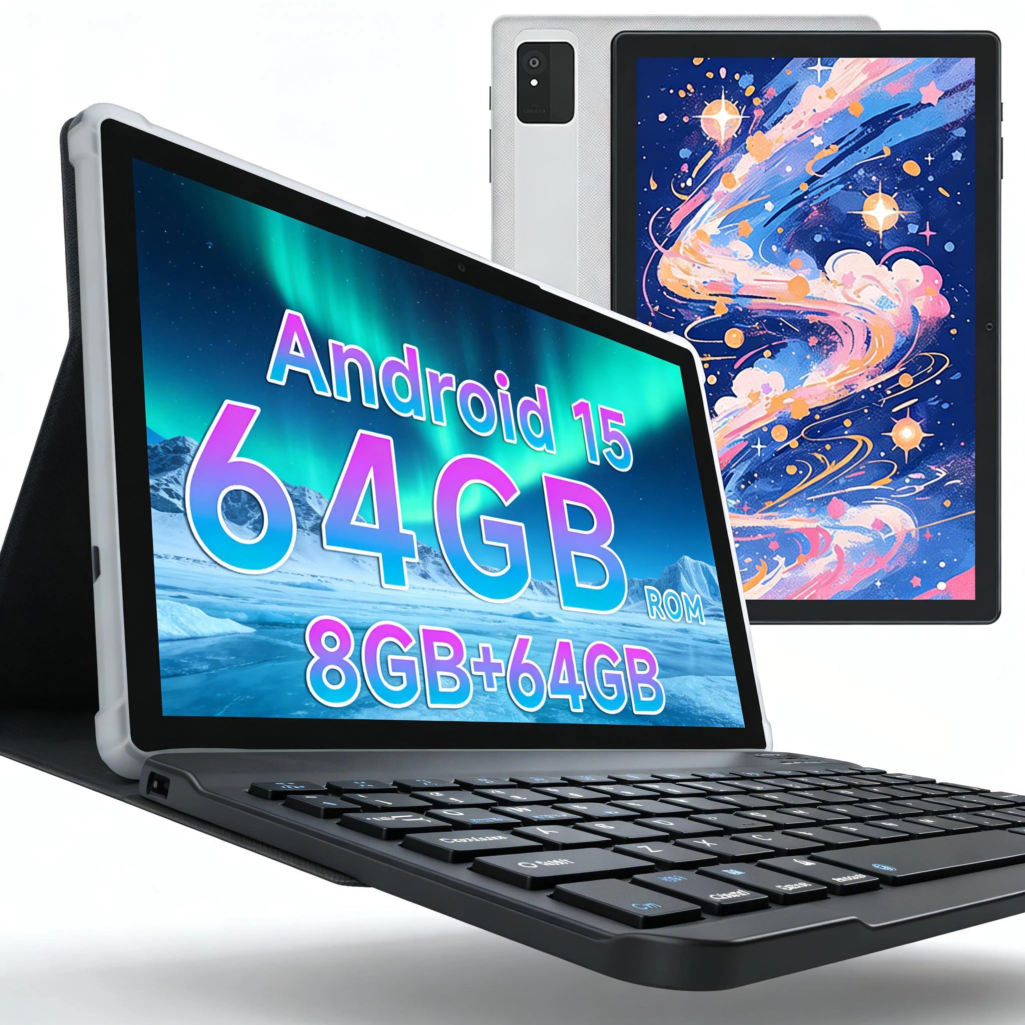 ANRY 10 Inch Tablet Android 15 8GB RAM 64GB ROM Octa Core 5000mAh Battery 1280 HD IPS WiFi Bluetooth Dual Camera GMS Tablet PC