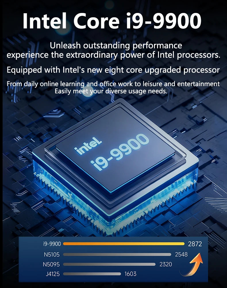 LENO 15.6" Laptop Intel Core i9 9900 32GB 2TB Windows11 Gaming Computer PC Gamer 5000mAh office Ultra Slim Notebook 1920*1080 HD