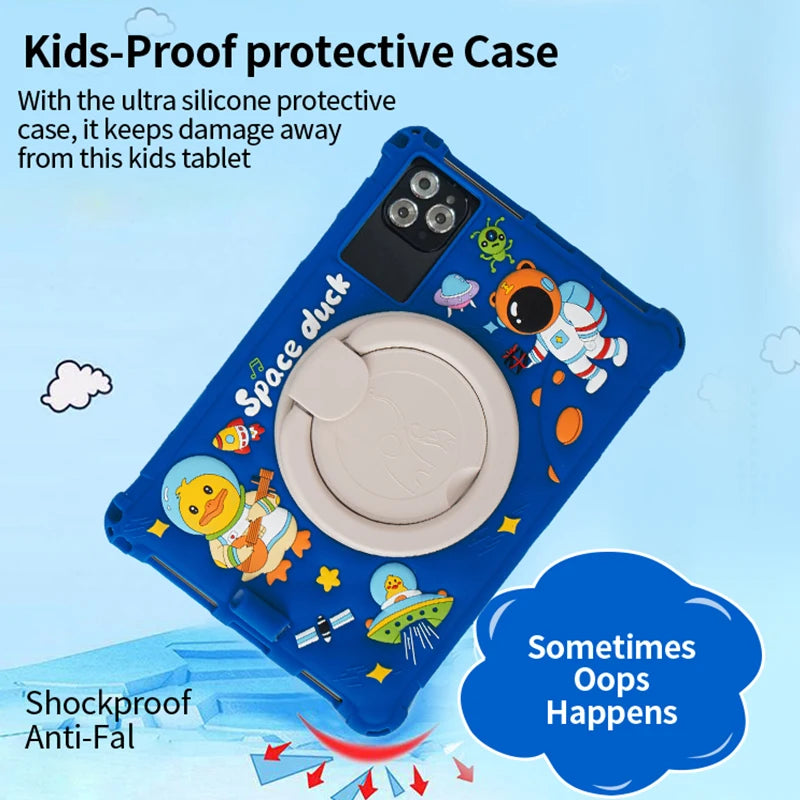 10 inch Children's Tablet Computer Octa Core Dual Cameras Dual SIM 4G Phone Call Tablets Bluetooth Wifi 8GB+ 64GB ROM