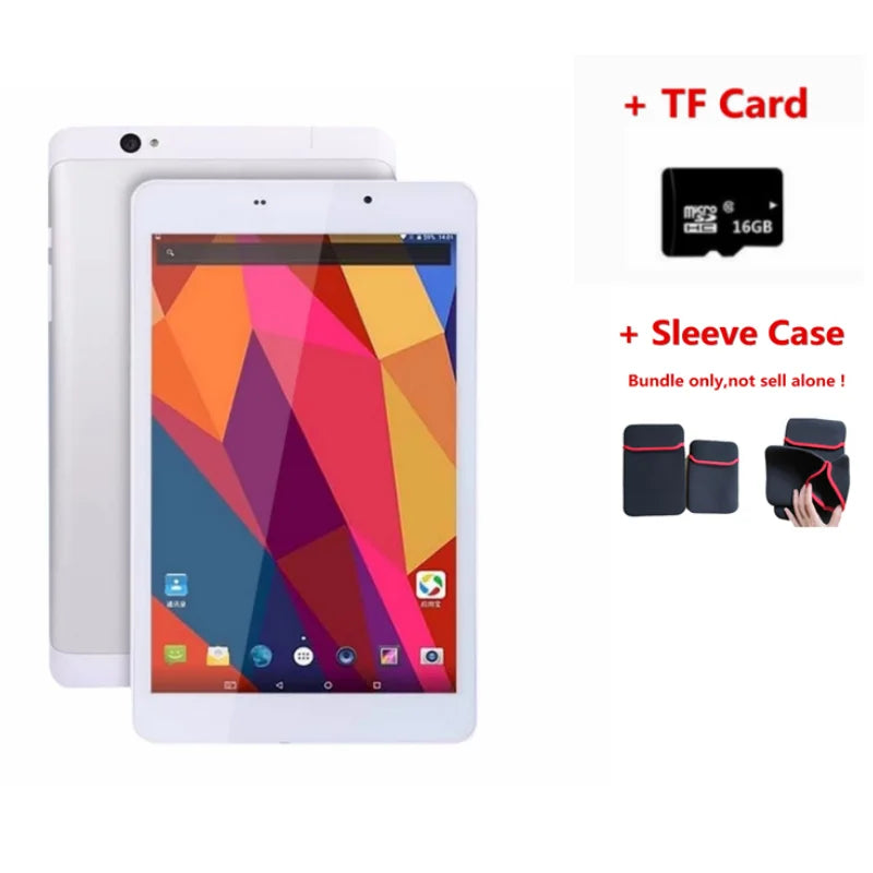 Android 6.0 Tablet 8INCH T8 3G/4G Phone Call 1920x1200 Pixels MTK8783 Octa-Core 2GB RAM 16GB ROM Support GPS Dual SIM Card