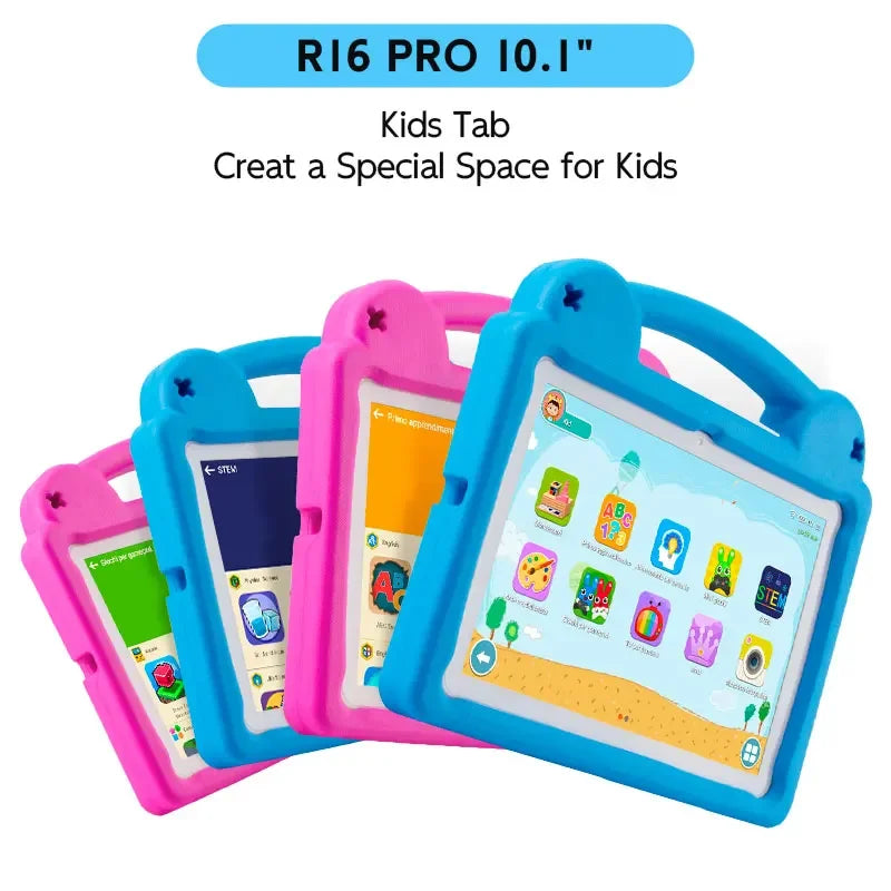 Kids Tablet 10.1inch for Kids 8GB 64GB Toddler with Shockproof Case, Android 15 Tablet with Octa-Core 1TB Expand 5000mAh Battery