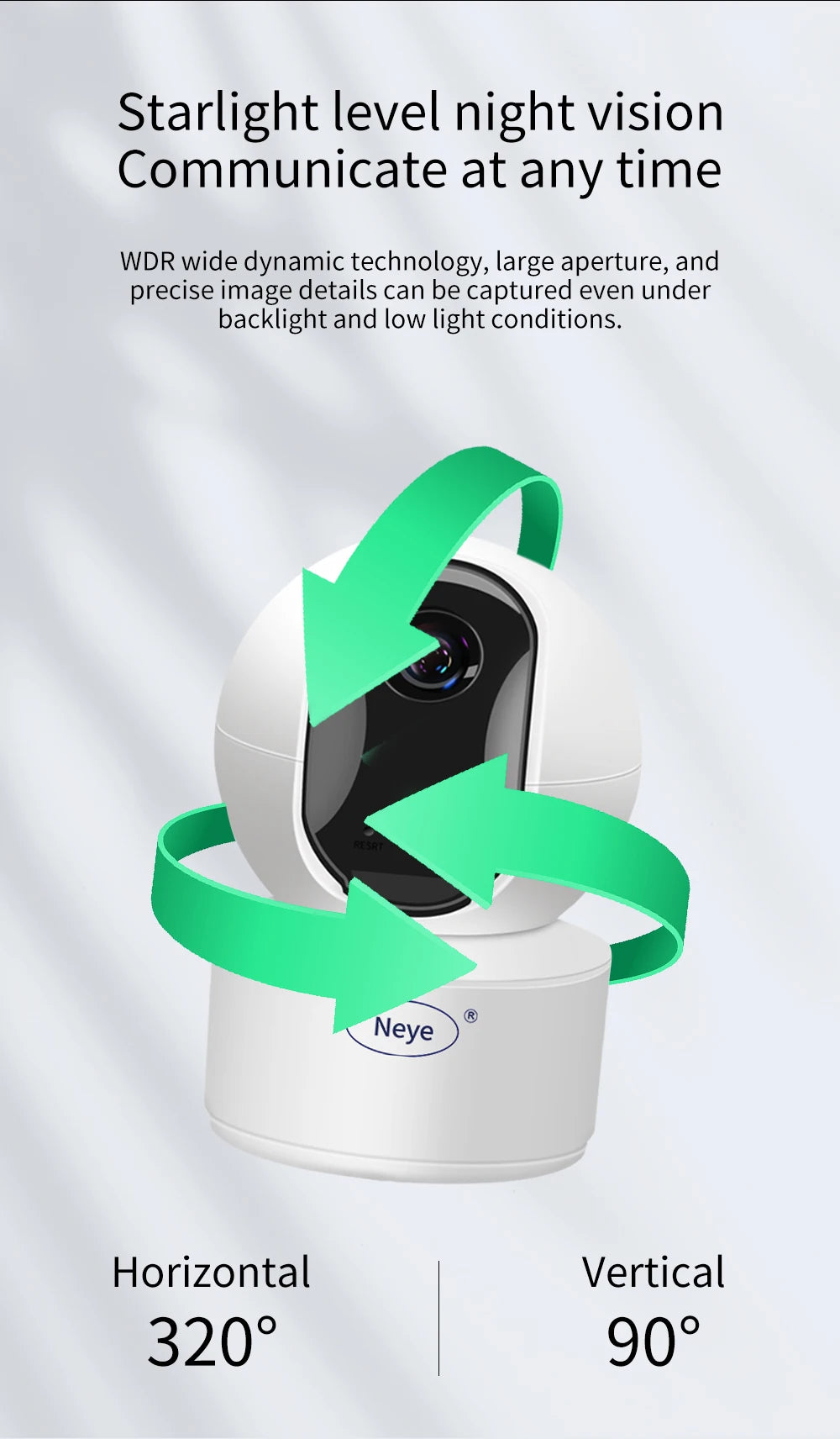 8MP 4K WiFi Security Indoor Camera 5X Digital Zoom Pan Tilt IP Camera Ai Automatic Tracking Night Vision Intercom Security