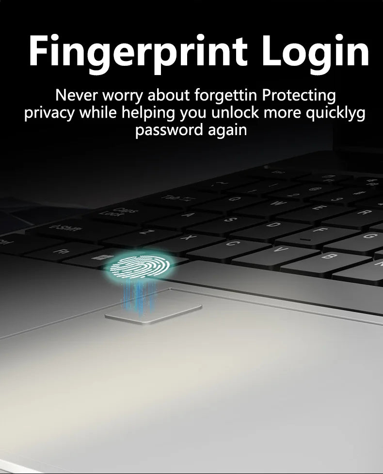 LENO 15.6" Laptop Intel Core i9 9900 32GB 2TB Windows11 Gaming Computer PC Gamer 5000mAh office Ultra Slim Notebook 1920*1080 HD