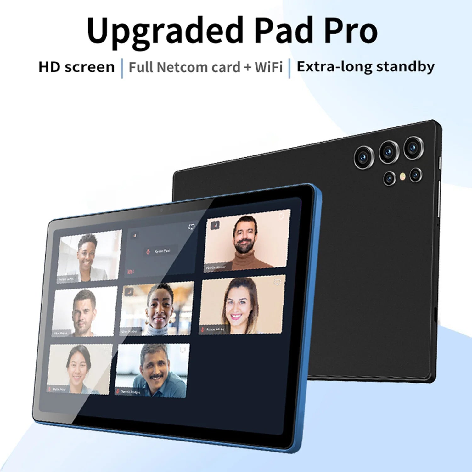 2025 New Upgraded Pad 10.1 Inch Android Tablets Octa Core 6GB RAM 128GB ROM Dual Network WiFi Dual Cameras Tablet PC 6000mAh