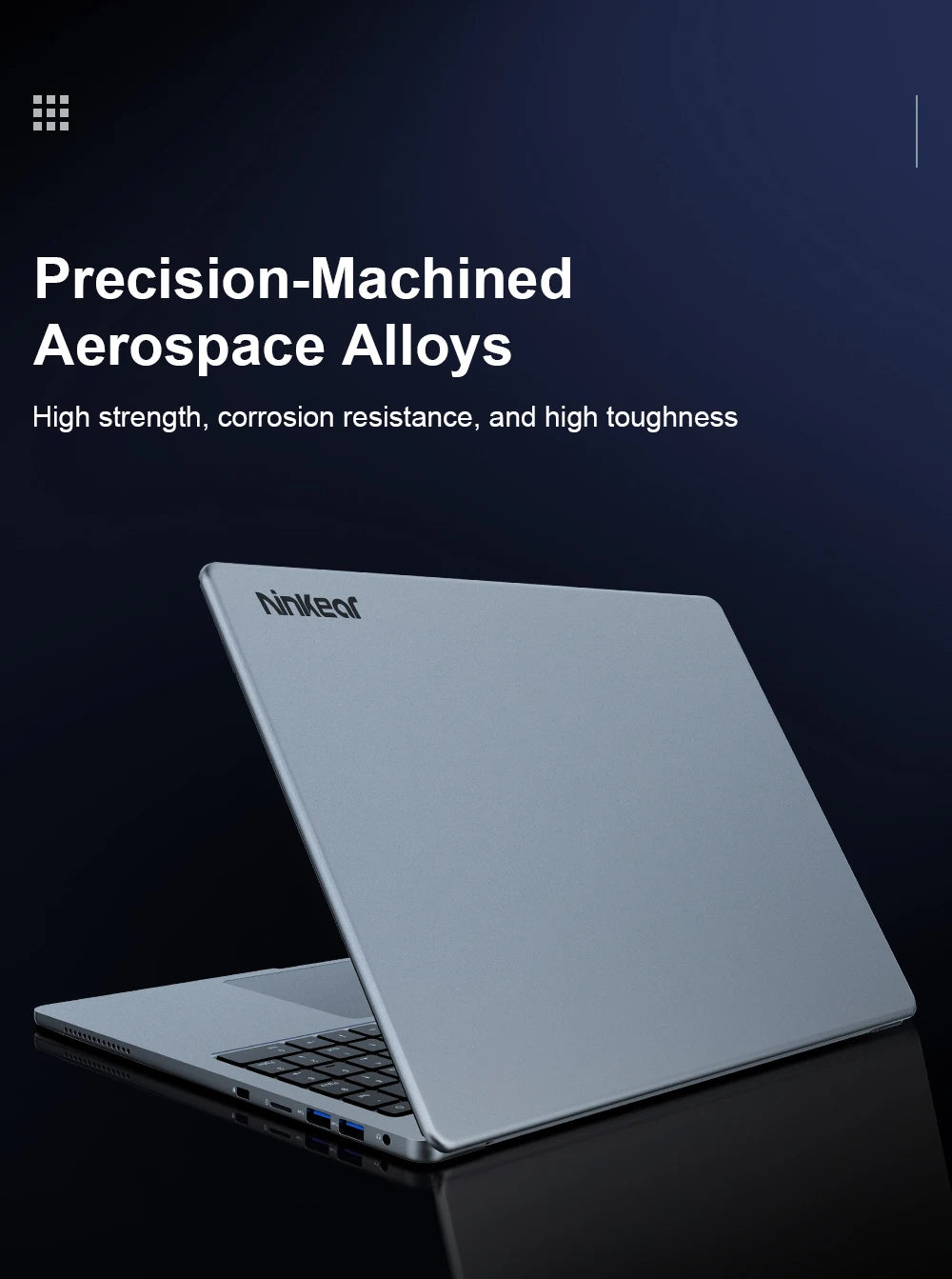 Ninkear N16PRO Laptop 16GB DDR4+1TB SSD Intel i7-12700H 16‘’ 2.5K IPS 120Hz Gaming Computer Fingerprint Unlock Notebook WiFi 6