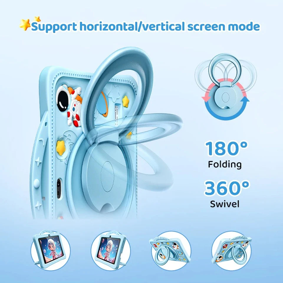 Kids Tablet 7-Inch Android 12 Tablet Specifically Designed For Children Learning Tablet With WiFi And Dual Cameras For Education