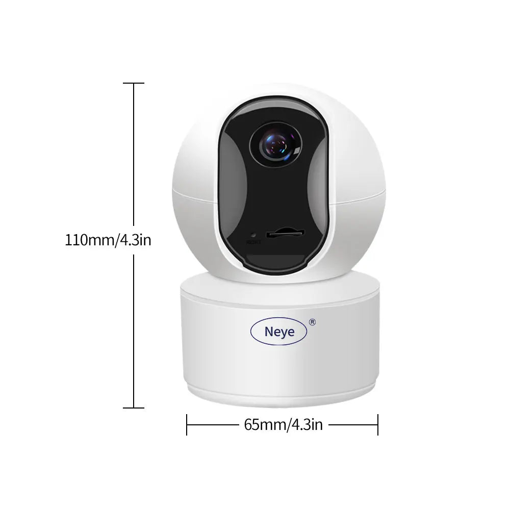 8MP 4K WiFi Security Indoor Camera 5X Digital Zoom Pan Tilt IP Camera Ai Automatic Tracking Night Vision Intercom Security