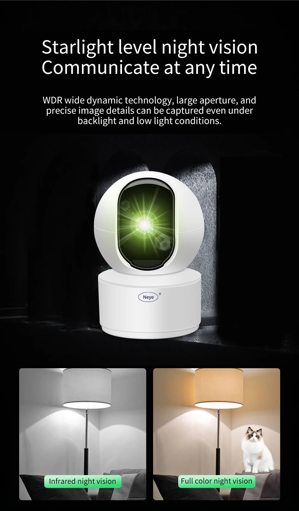 8MP 4K WiFi Security Indoor Camera 5X Digital Zoom Pan Tilt IP Camera Ai Automatic Tracking Night Vision Intercom Security