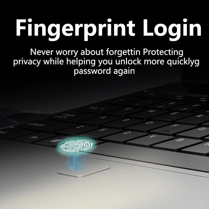 LENO 15.6" Laptop Intel Core i9 9900 32GB 2TB Windows11 Gaming Computer PC Gamer 5000mAh office Ultra Slim Notebook 1920*1080 HD